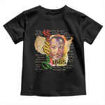 Juneteenth Toddler T Shirt Black Leaders African American Heritage 1865