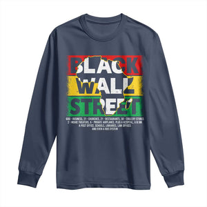 Black Wall Street Long Sleeve Shirt Tulsa Oklahoma Black History Month Vintage Africa Map