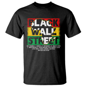 Black Wall Street T Shirt Tulsa Oklahoma Black History Month Vintage Africa Map