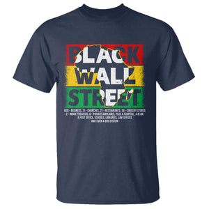 Black Wall Street T Shirt Tulsa Oklahoma Black History Month Vintage Africa Map