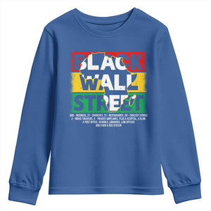 Black Wall Street Youth Sweatshirt Tulsa Oklahoma Black History Month Vintage Africa Map