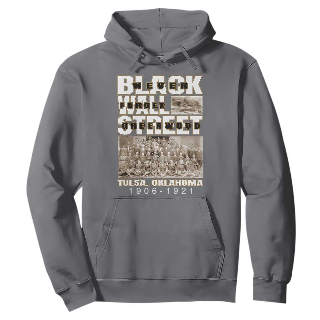 Never Forget Greenwood Black Wall Street Hoodie Black History