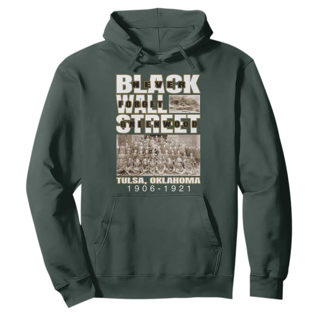 Never Forget Greenwood Black Wall Street Hoodie Black History