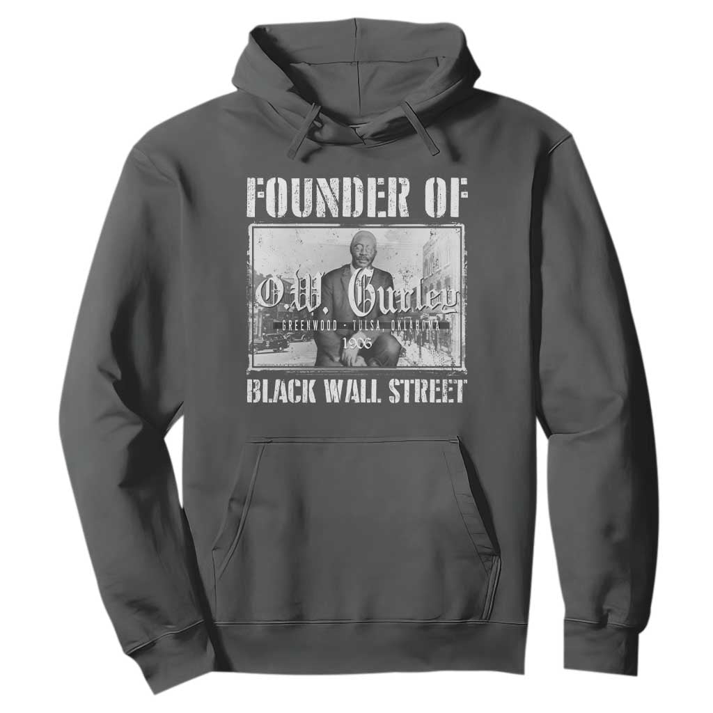 Founder Of Black Wall Street O.W. Gurley Hoodie Black History Month African American Heritage