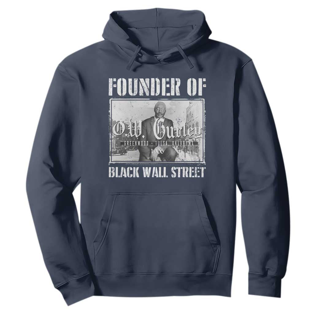 Founder Of Black Wall Street O.W. Gurley Hoodie Black History Month African American Heritage