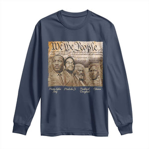 Civil Right Leaders Long Sleeve Shirt Martin Luther King Malcolm X Frederick Douglass Obama Black History Month