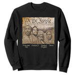 Civil Right Leaders Sweatshirt Martin Luther King Malcolm X Frederick Douglass Obama Black History Month