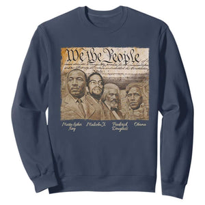 Civil Right Leaders Sweatshirt Martin Luther King Malcolm X Frederick Douglass Obama Black History Month