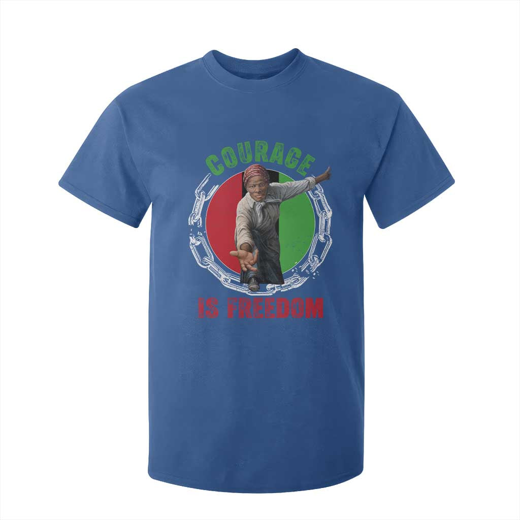 Harriet Tubman T Shirt For Kid Courage Is Freedom Black History Hero