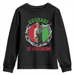 Harriet Tubman Youth Sweatshirt Courage Is Freedom Black History Hero