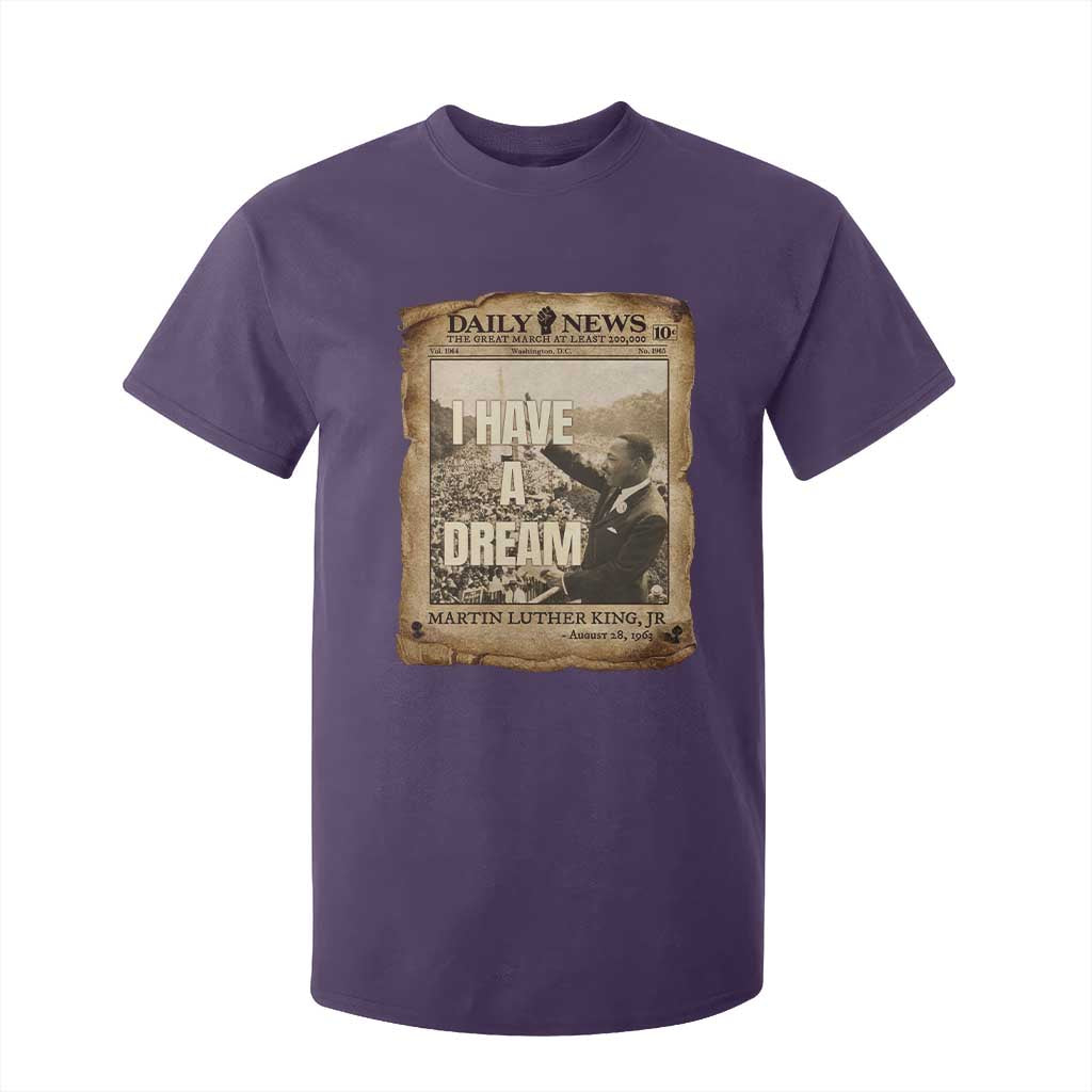 I Have A Dream Martin Luther King MLK Day T Shirt For Kid March On Washington Black History