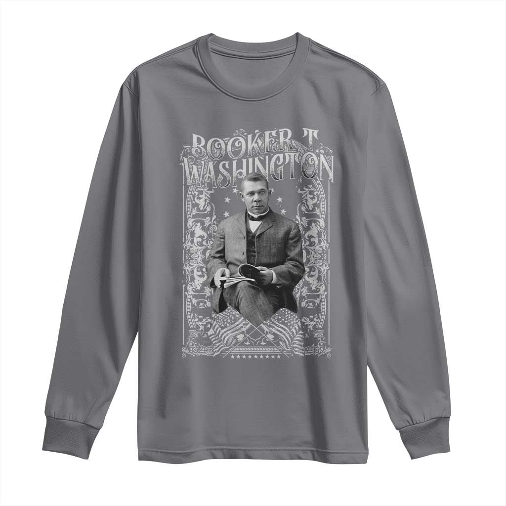 Booker Taliaferro Washington Long Sleeve Shirt African American Educator Black History