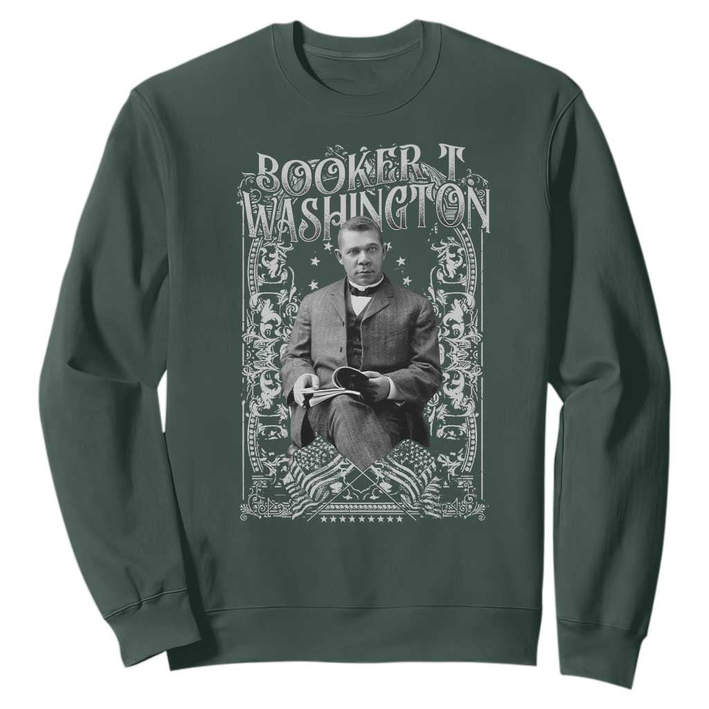 Booker Taliaferro Washington Sweatshirt African American Educator Black History