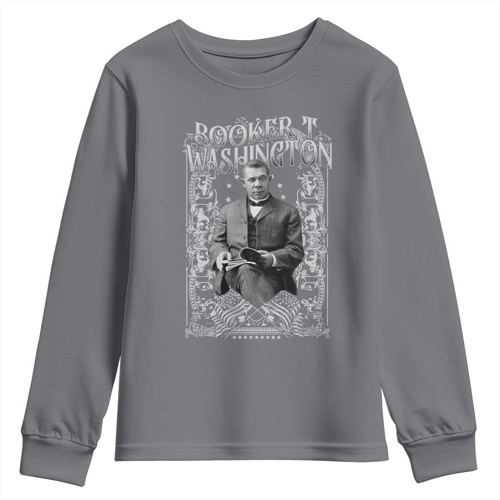 Booker Taliaferro Washington Youth Sweatshirt African American Educator Black History