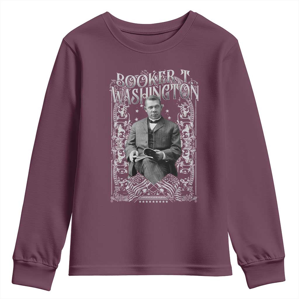 Booker Taliaferro Washington Youth Sweatshirt African American Educator Black History