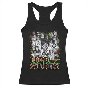 Black Women History Racerback Tank Top Her Story African American Month