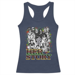 Black Women History Racerback Tank Top Her Story African American Month