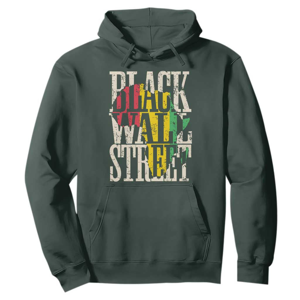 Black Wall Street Hoodie Tulsa Oklahoma Black History Month Africa Map African American Heritage