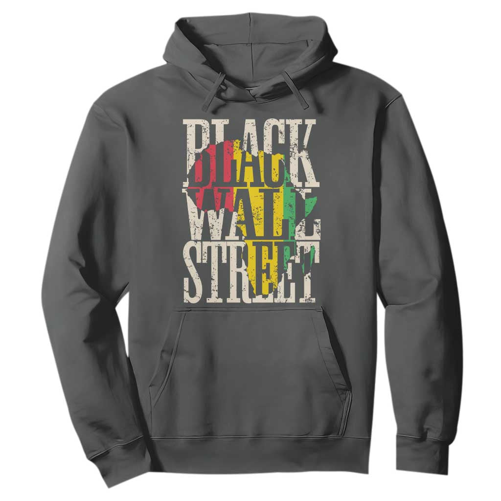 Black Wall Street Hoodie Tulsa Oklahoma Black History Month Africa Map African American Heritage
