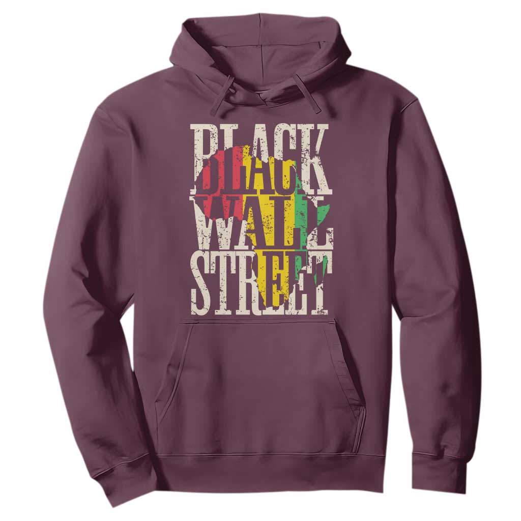Black Wall Street Hoodie Tulsa Oklahoma Black History Month Africa Map African American Heritage