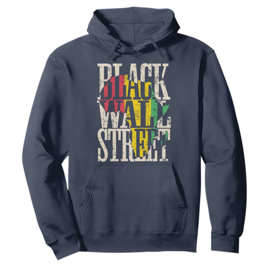 Black Wall Street Hoodie Tulsa Oklahoma Black History Month Africa Map African American Heritage