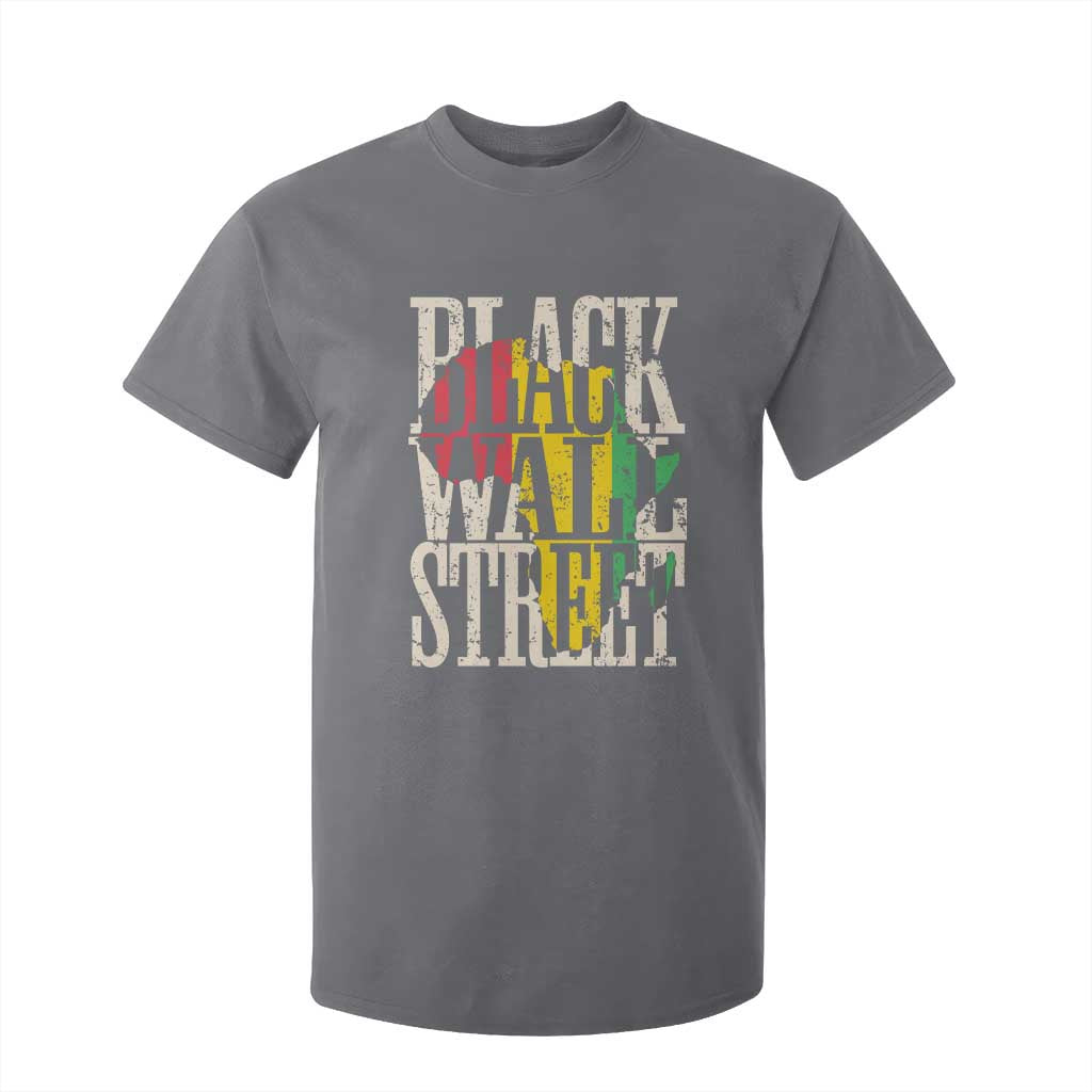 Black Wall Street T Shirt For Kid Tulsa Oklahoma Black History Month Africa Map African American Heritage