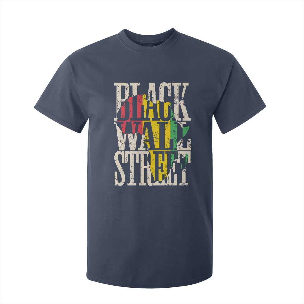 Black Wall Street T Shirt For Kid Tulsa Oklahoma Black History Month Africa Map African American Heritage