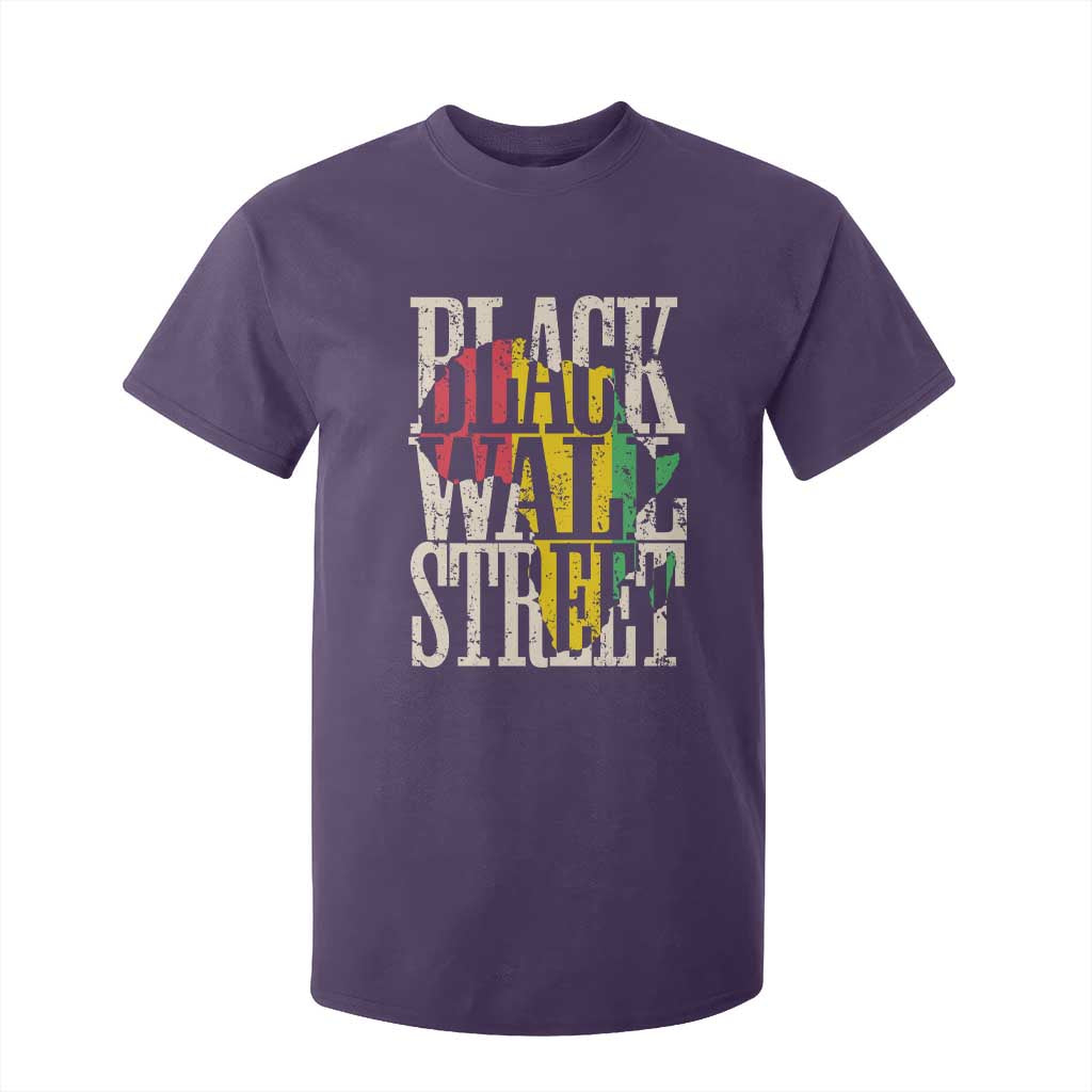 Black Wall Street T Shirt For Kid Tulsa Oklahoma Black History Month Africa Map African American Heritage