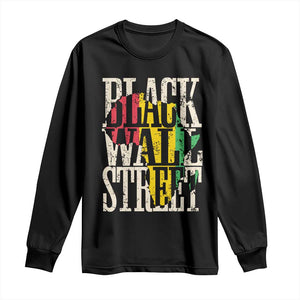Black Wall Street Long Sleeve Shirt Tulsa Oklahoma Black History Month Africa Map African American Heritage