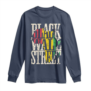 Black Wall Street Long Sleeve Shirt Tulsa Oklahoma Black History Month Africa Map African American Heritage