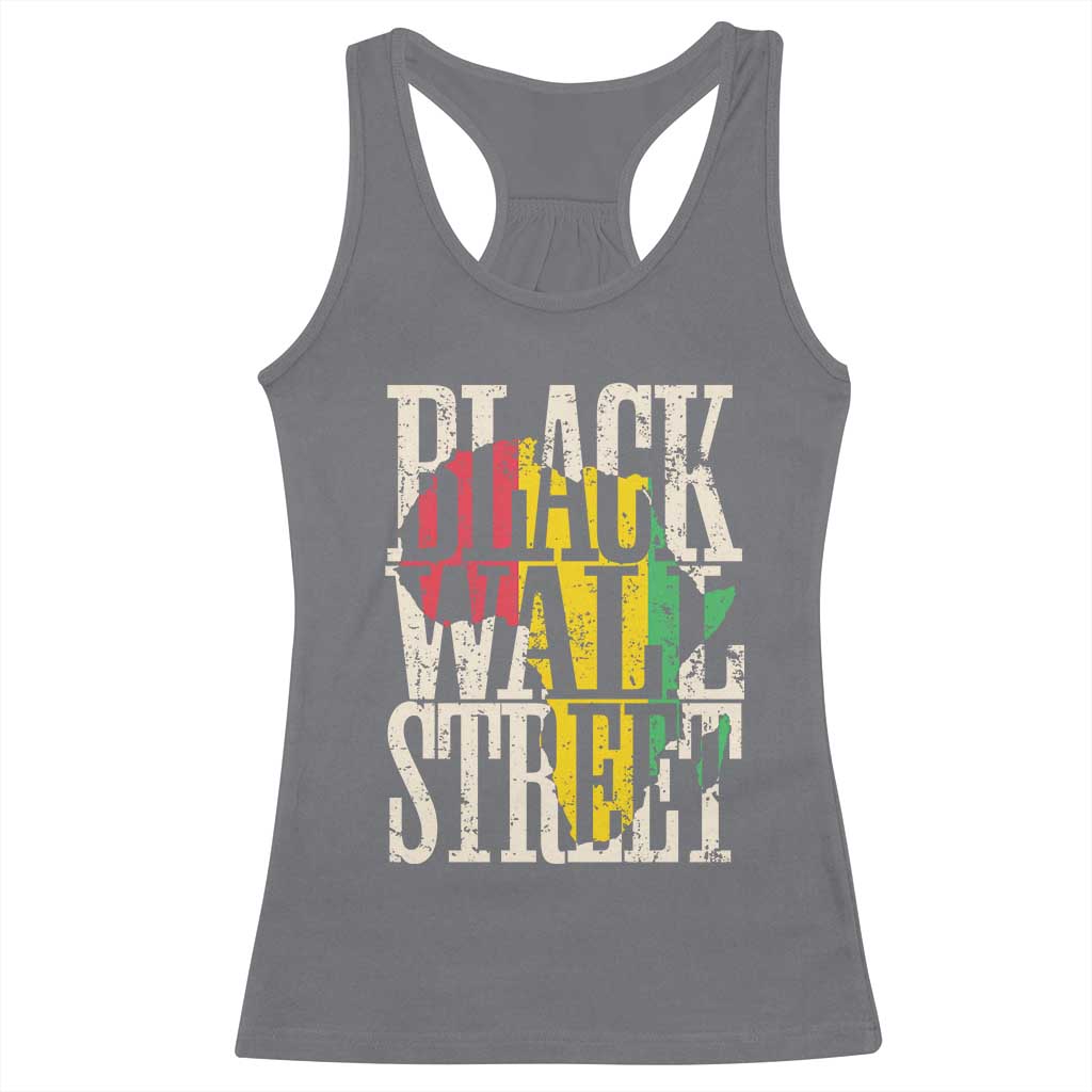 Black Wall Street Racerback Tank Top Tulsa Oklahoma Black History Month Africa Map African American Heritage