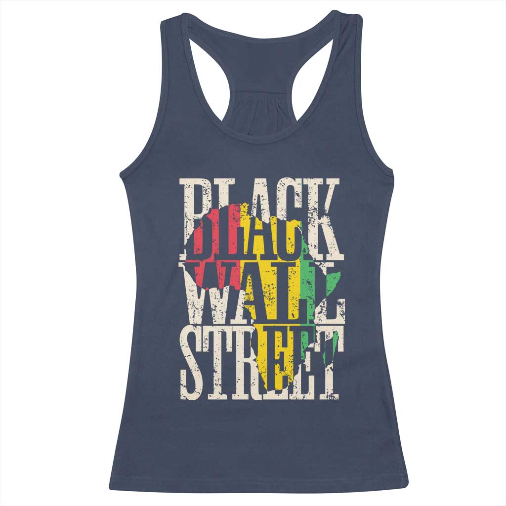 Black Wall Street Racerback Tank Top Tulsa Oklahoma Black History Month Africa Map African American Heritage