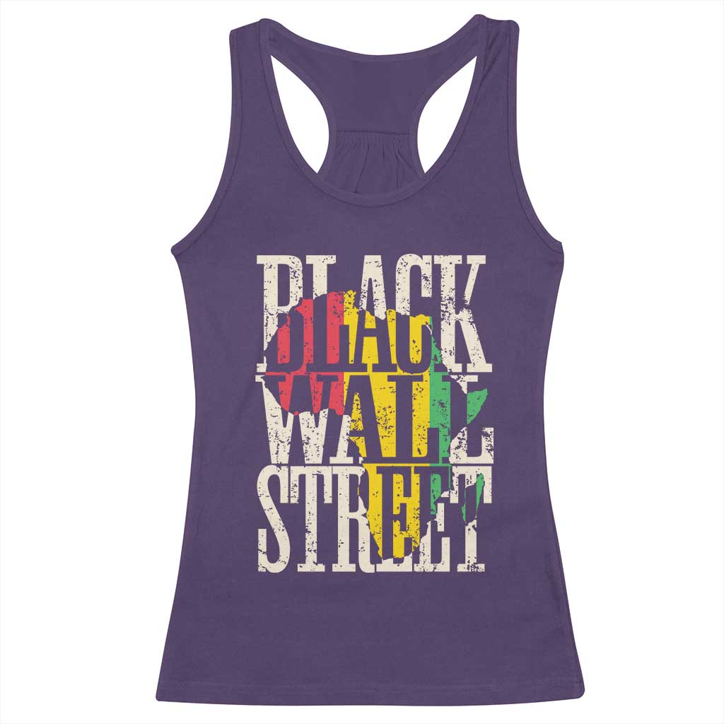 Black Wall Street Racerback Tank Top Tulsa Oklahoma Black History Month Africa Map African American Heritage