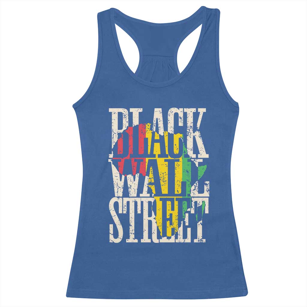 Black Wall Street Racerback Tank Top Tulsa Oklahoma Black History Month Africa Map African American Heritage