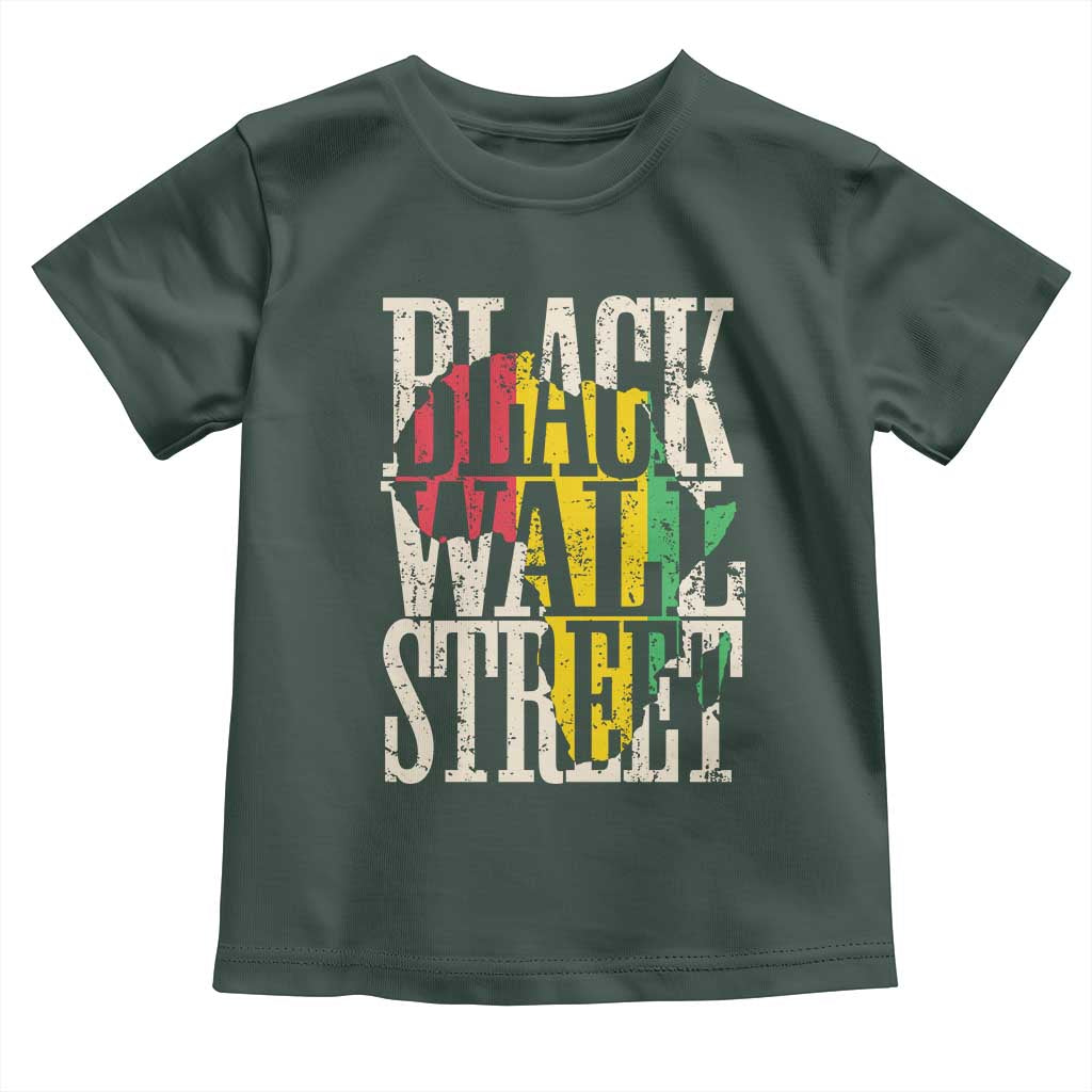 Black Wall Street Toddler T Shirt Tulsa Oklahoma Black History Month Africa Map African American Heritage