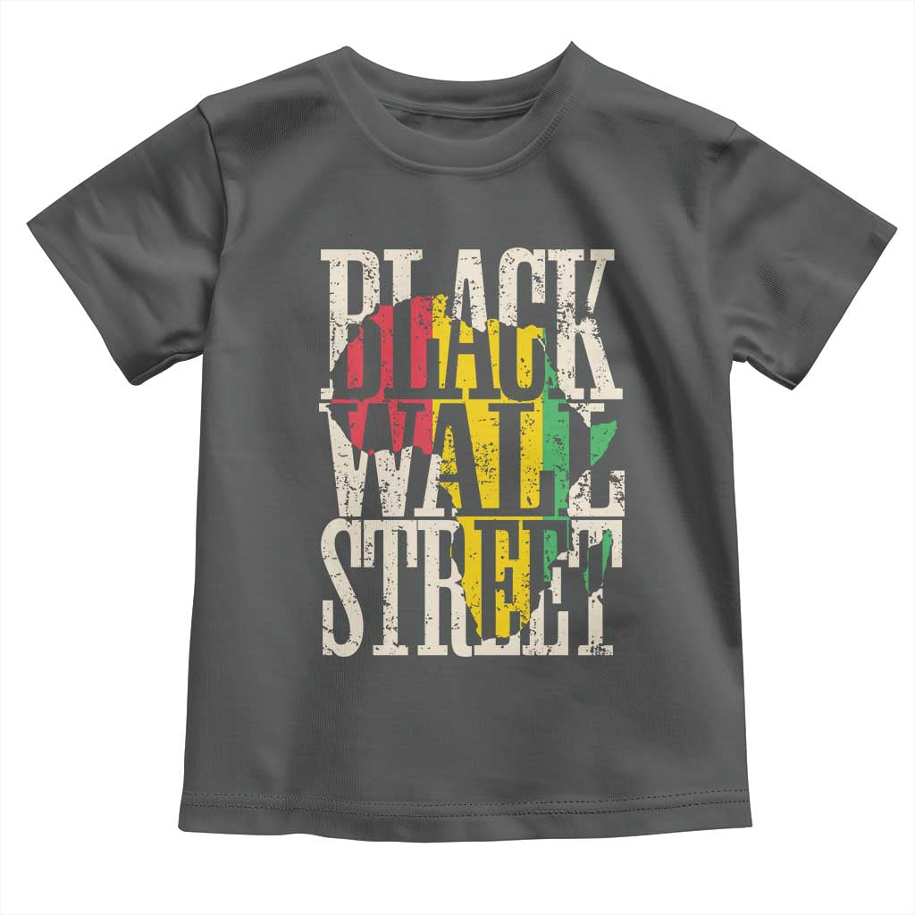 Black Wall Street Toddler T Shirt Tulsa Oklahoma Black History Month Africa Map African American Heritage