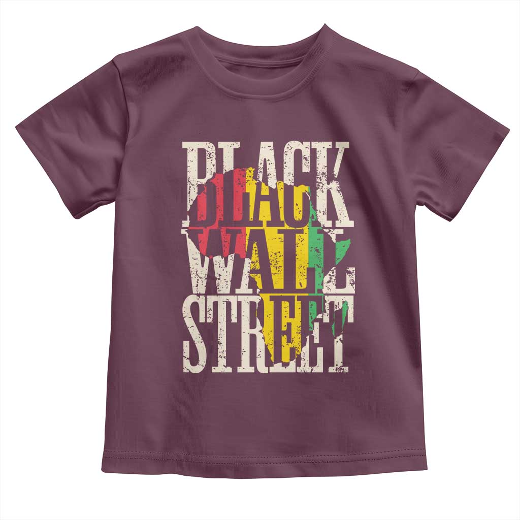 Black Wall Street Toddler T Shirt Tulsa Oklahoma Black History Month Africa Map African American Heritage
