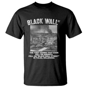 Black Wall Street First Bombs T Shirt Tulsa Oklahoma Black History Month African American Heritage