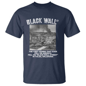 Black Wall Street First Bombs T Shirt Tulsa Oklahoma Black History Month African American Heritage
