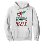 Kwanzaa Saurus Rex Kinara Candles Dinosaur T-rex African Heritage Holiday Hoodie
