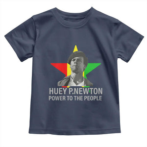 Huey P.Newton Power To The People Toddler T Shirt Black Panther Party Black History