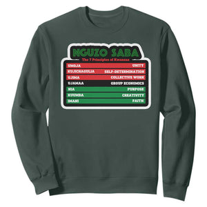 Nguzo Saba The 7 Principles Of Kwanzaa African American Sweatshirt