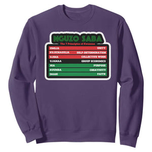 Nguzo Saba The 7 Principles Of Kwanzaa African American Sweatshirt