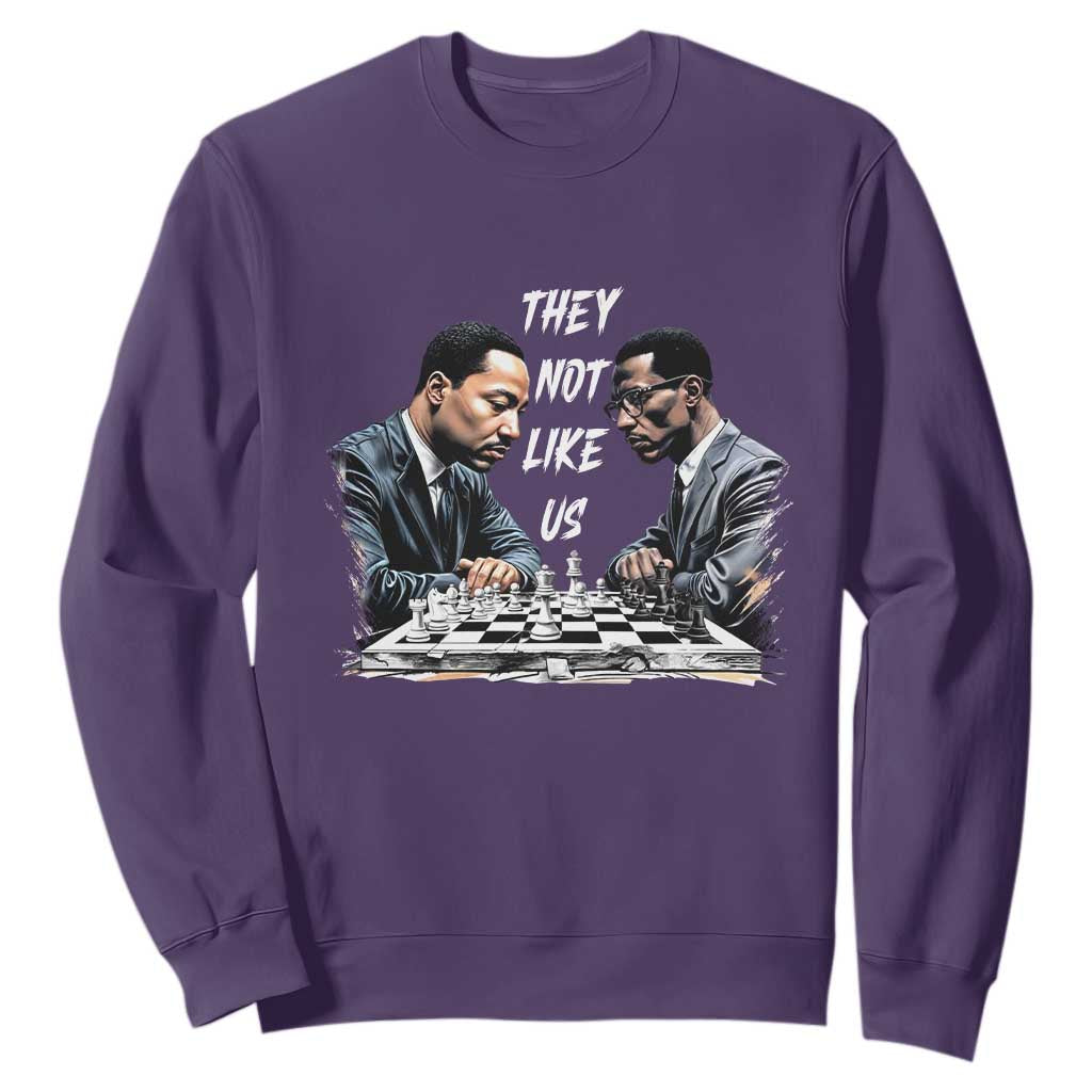 Martin Luther King Malcolm X Sweatshirt They Not Like Us Black Leaders