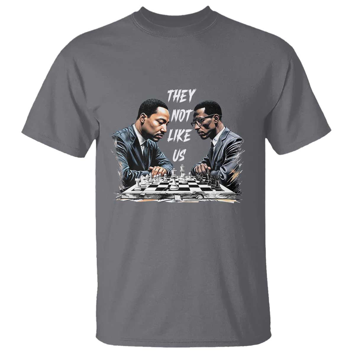 Martin Luther King Malcolm X T Shirt They Not Like Us Black Leaders