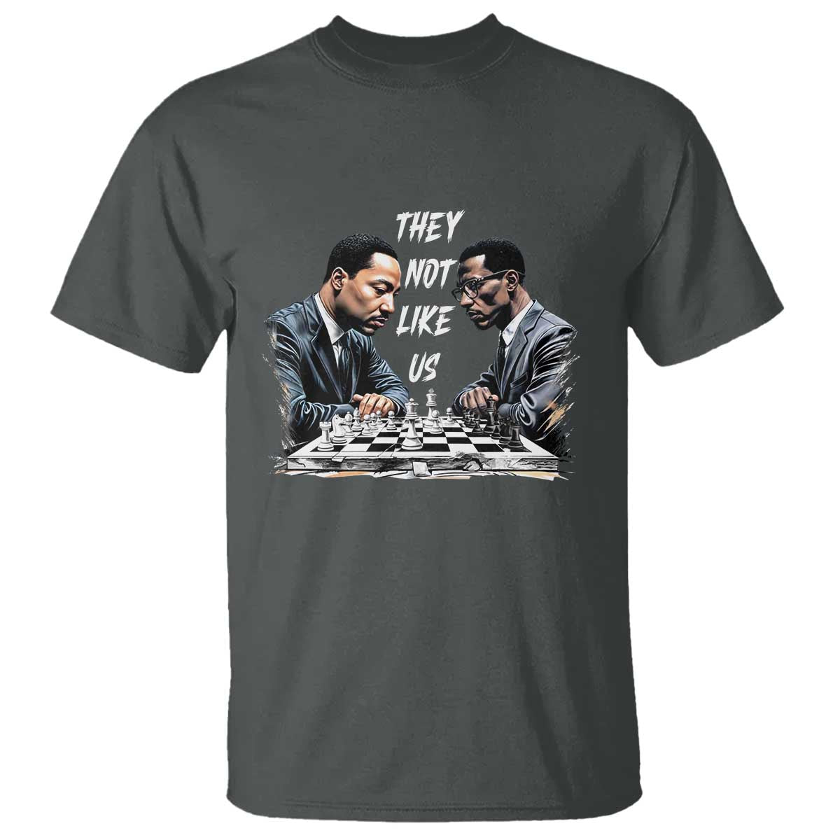 Martin Luther King Malcolm X T Shirt They Not Like Us Black Leaders
