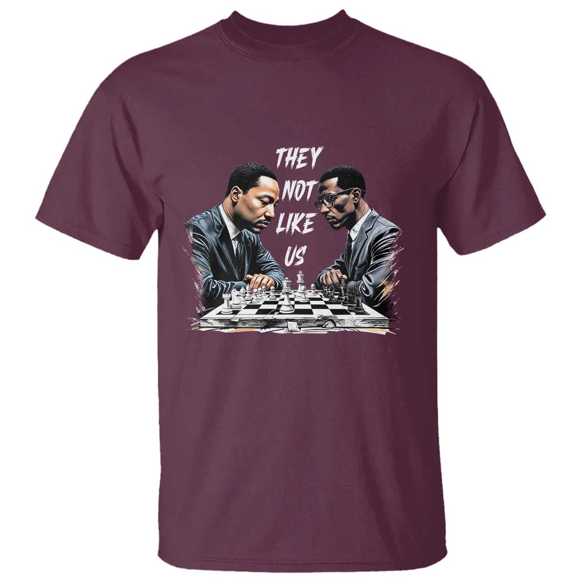 Martin Luther King Malcolm X T Shirt They Not Like Us Black Leaders