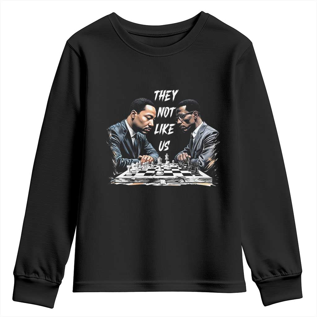 Martin Luther King Malcolm X Youth Sweatshirt They Not Like Us Black Leaders