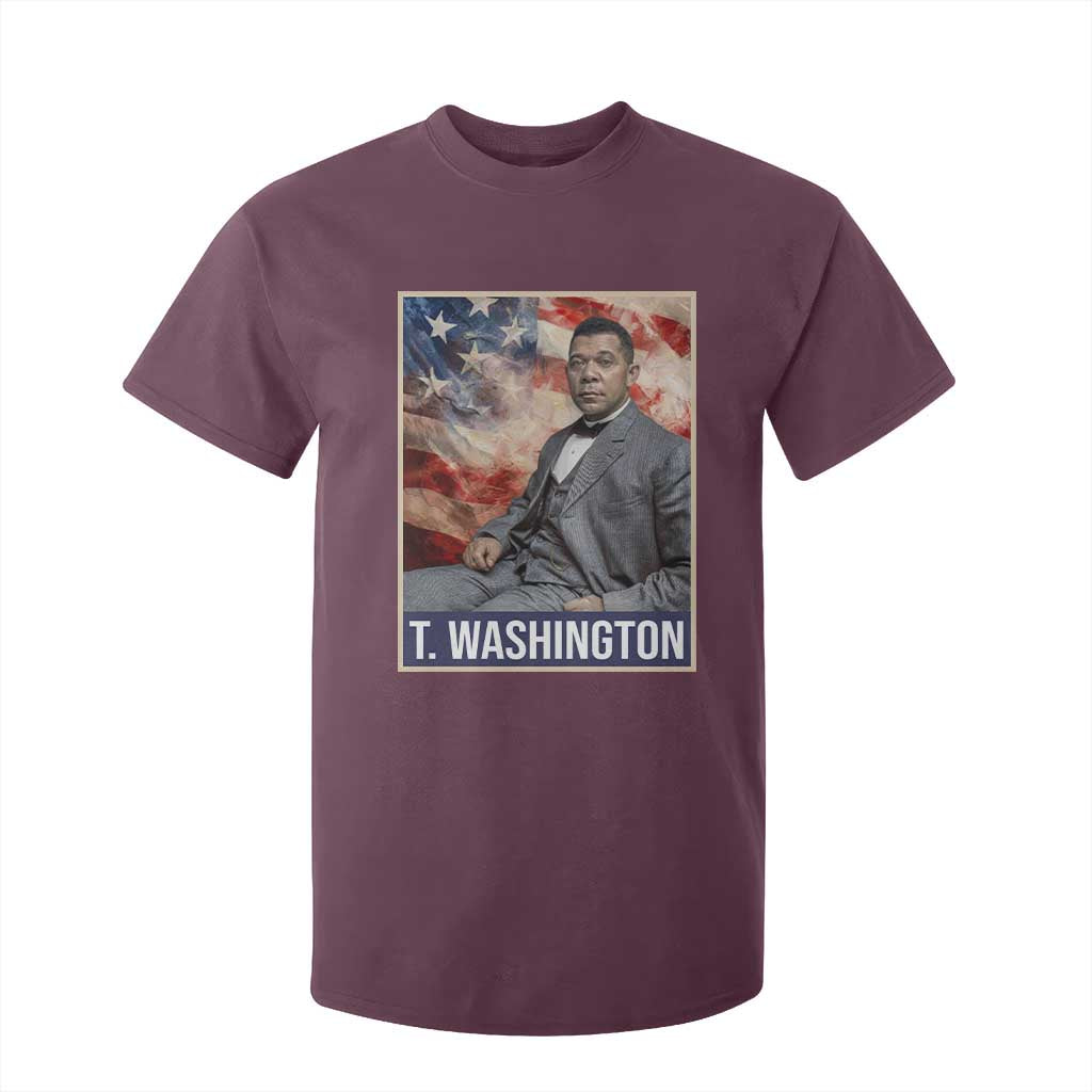 Booker Taliaferro Washington T Shirt For Kid African American Educator Black History Month