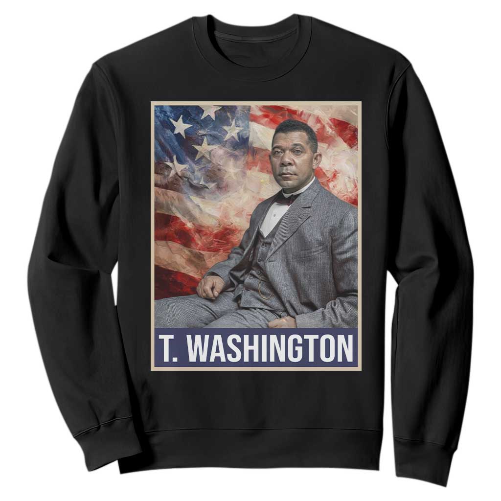 Booker Taliaferro Washington Sweatshirt African American Educator Black History Month